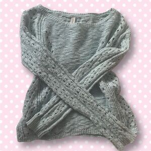 Aeropostale eyelet knit sweater 🎀🧸​